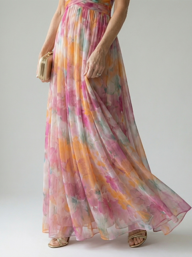 Charlotte | Weiches Wickel-Maxikleid