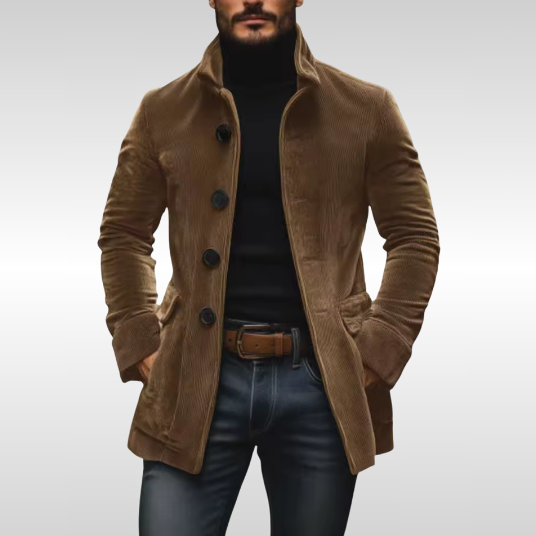 Ronald | Jacke aus Rippvelours