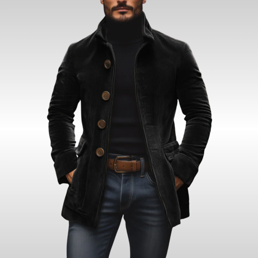 Ronald | Jacke aus Rippvelours