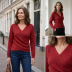 Anne™ -  Luxuriöses Oberteil mit V-Ausschnitt