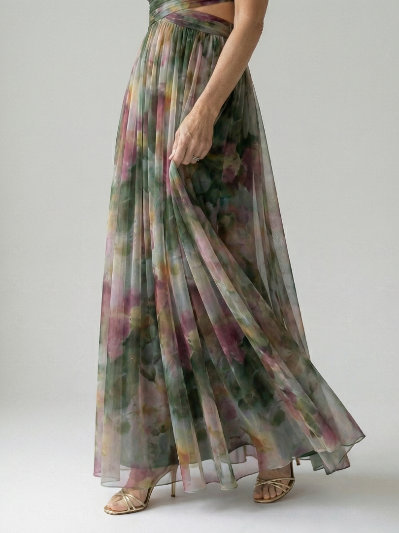 Charlotte | Weiches Wickel-Maxikleid