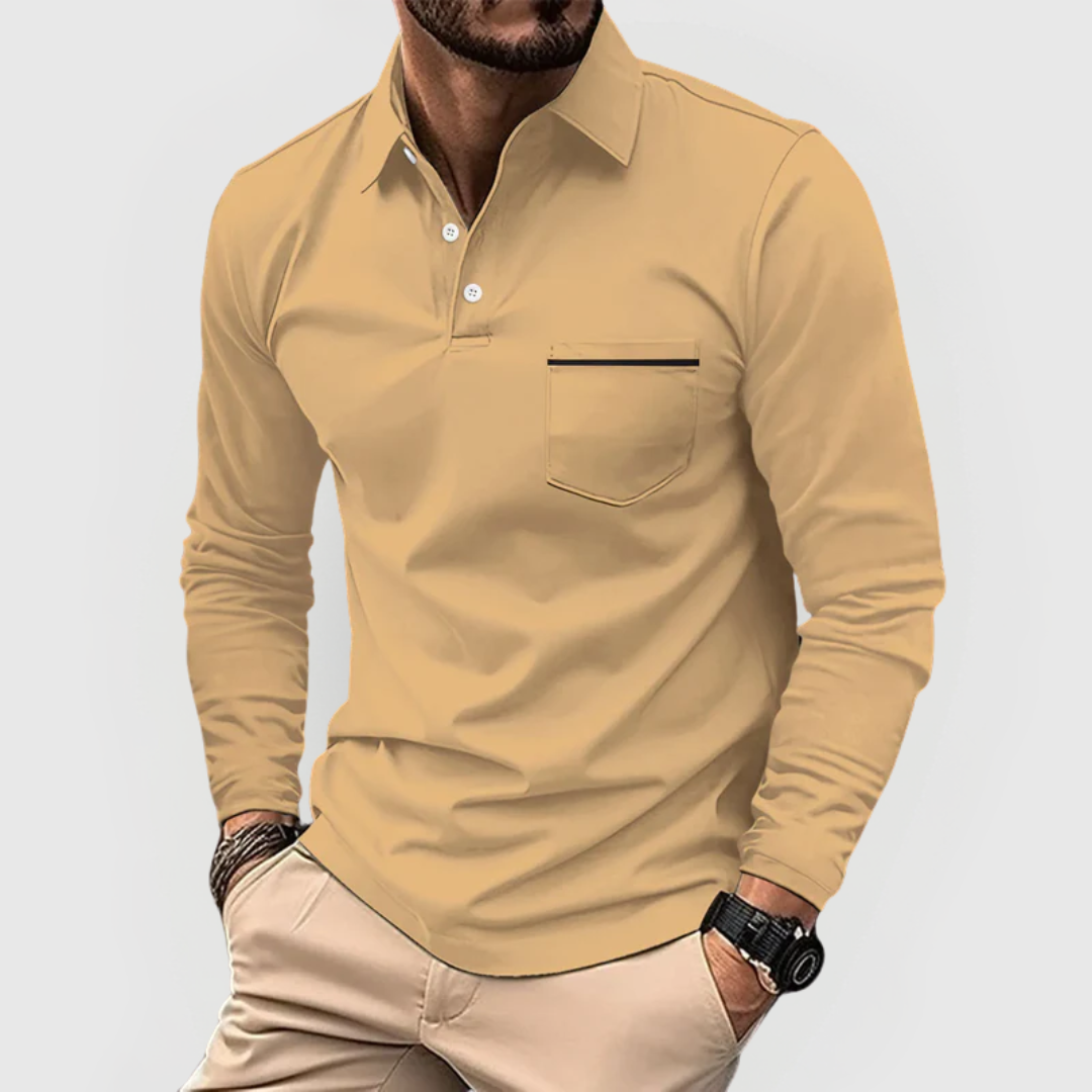 Elegantes und bequemes Polo mit praktischer Tasche