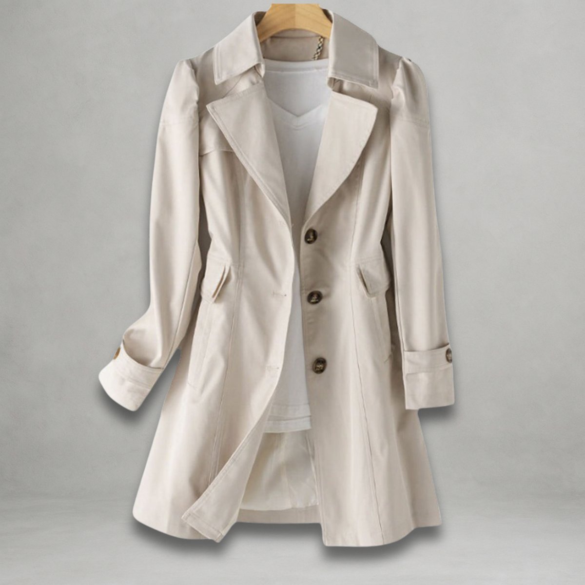 Charlotte | Luxuriöser und glamouröser Trenchcoat