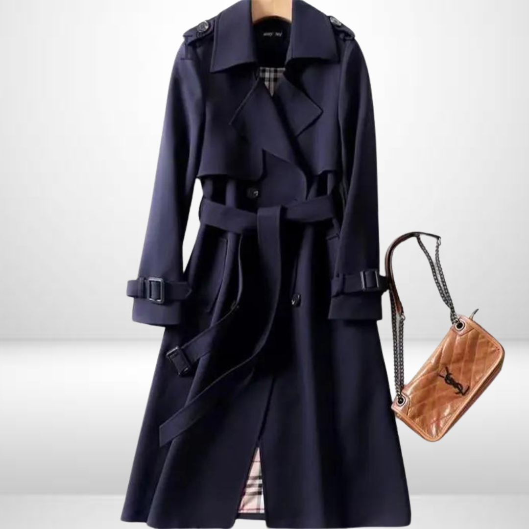 Claire – Langer Damen-Trenchcoat