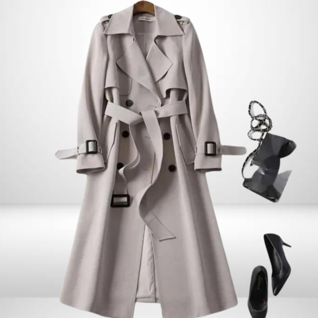 Claire – Langer Damen-Trenchcoat