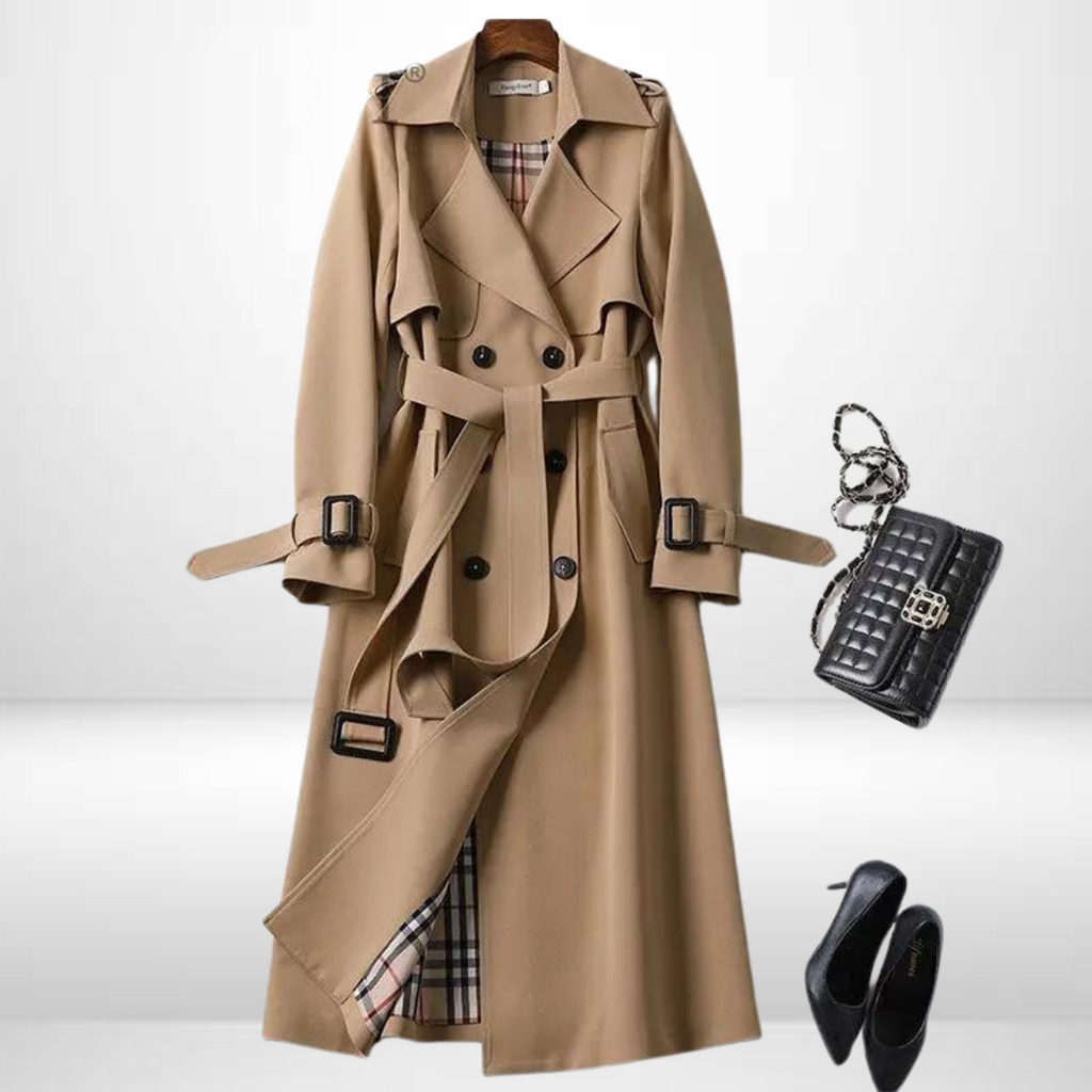 Claire – Langer Damen-Trenchcoat