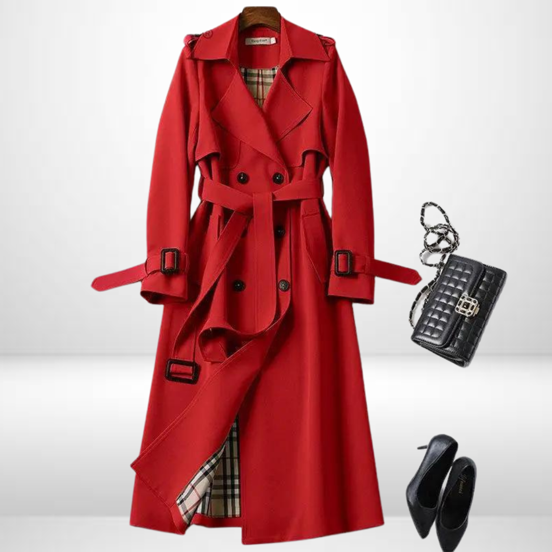Claire – Langer Damen-Trenchcoat