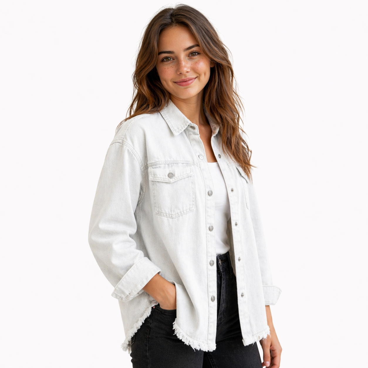 Klassischer Jeansstoff für einen eleganten Alltagsstil Damen