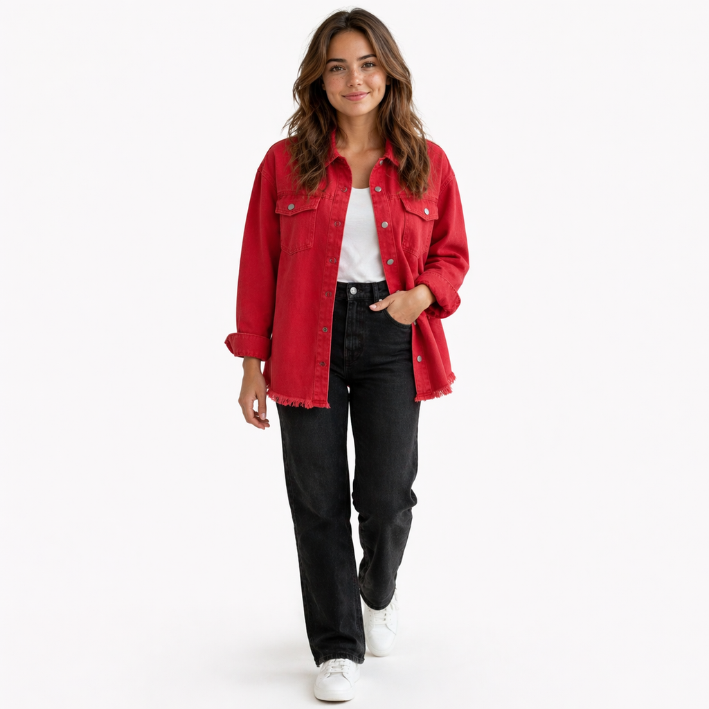 Klassischer Jeansstoff für einen eleganten Alltagsstil Damen