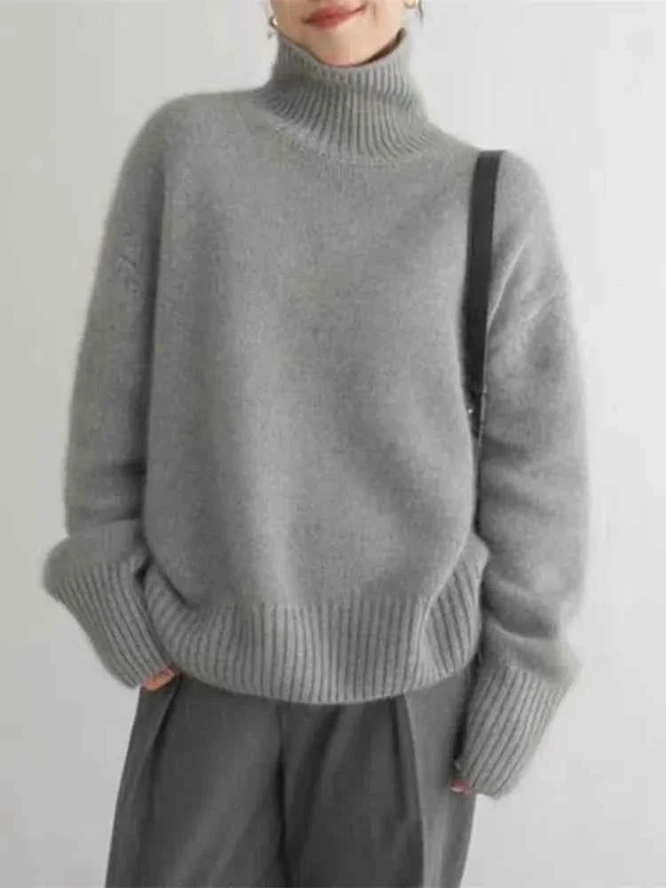 LINEA - Eleganter Rollkragenpullover für einen raffinierten Stil Damen