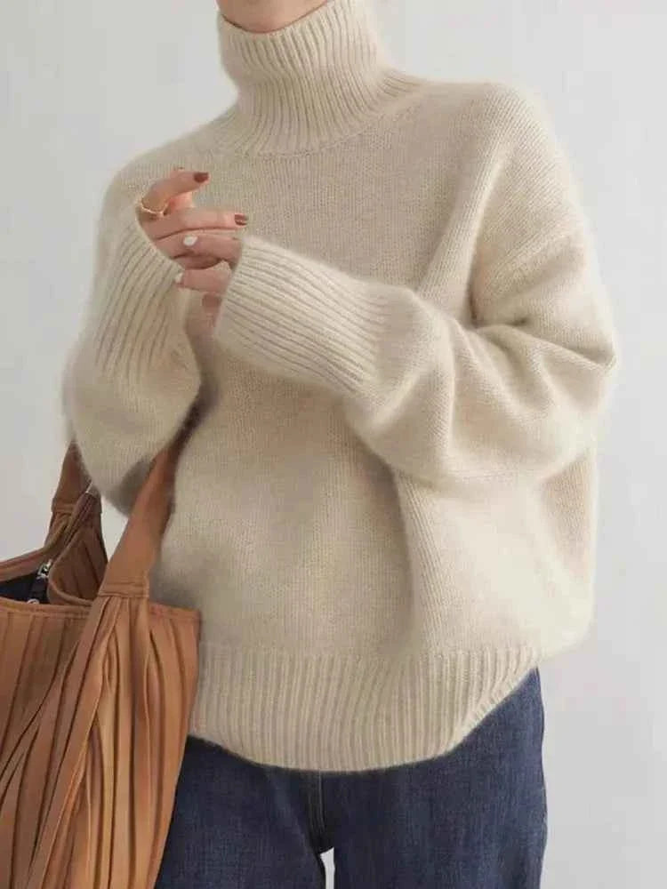 LINEA - Eleganter Rollkragenpullover für einen raffinierten Stil Damen