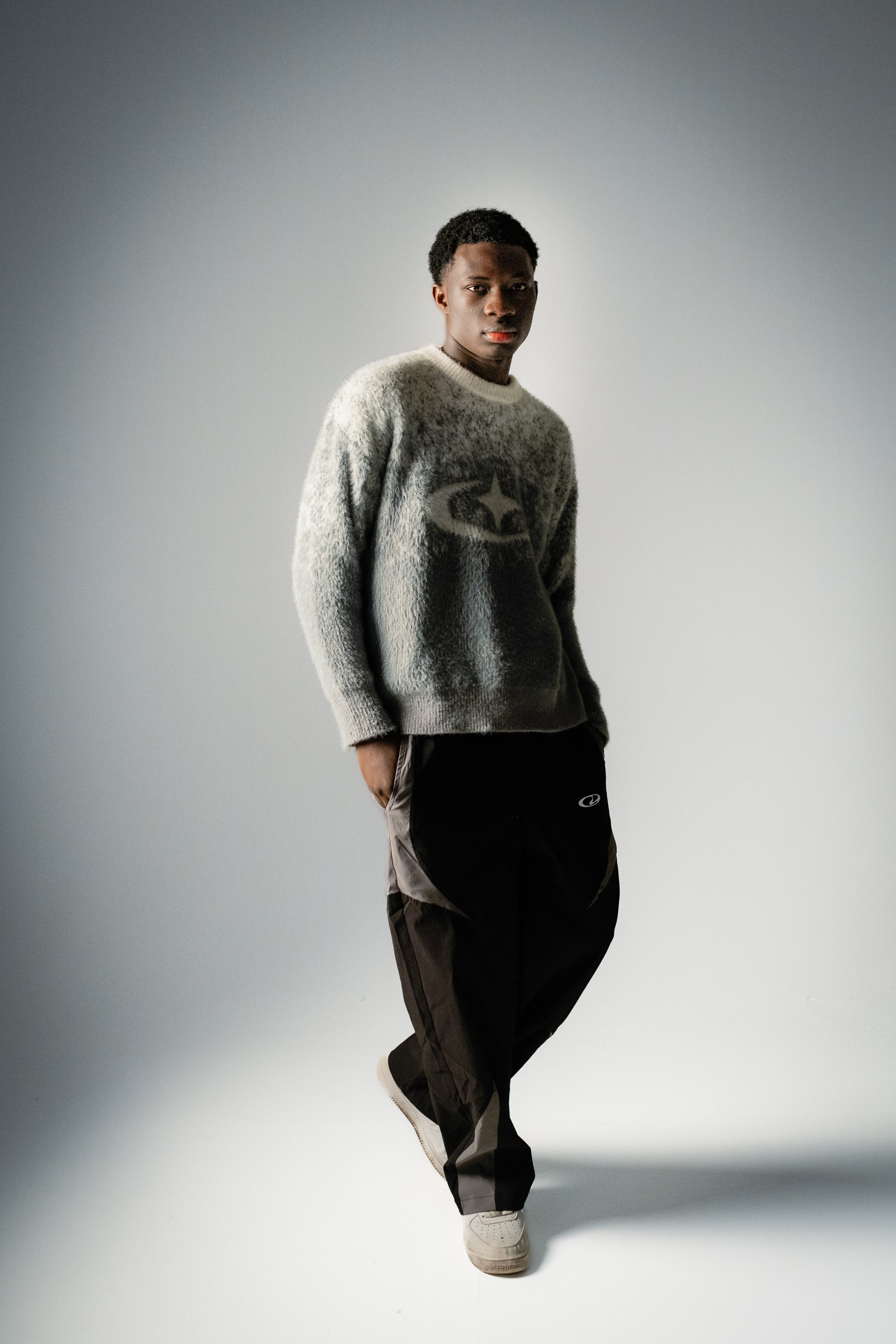 Kuscheliger, flauschiger Mohair-Pullover