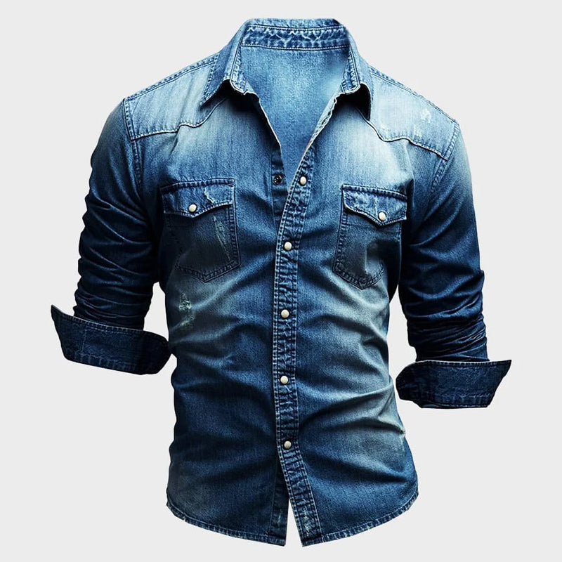 Denim-Hemd
