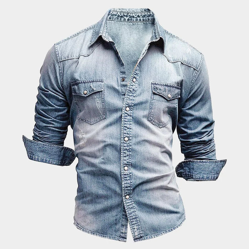 Denim-Hemd
