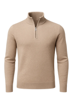 Windsor Herrenpullover mit Halbzipper