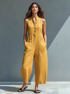 Lucinda | Eleganter ärmelloser Jumpsuit
