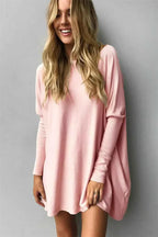Oversized Rundhals-Pullover für Damen - Bequemer Komfort und stilvoller Look