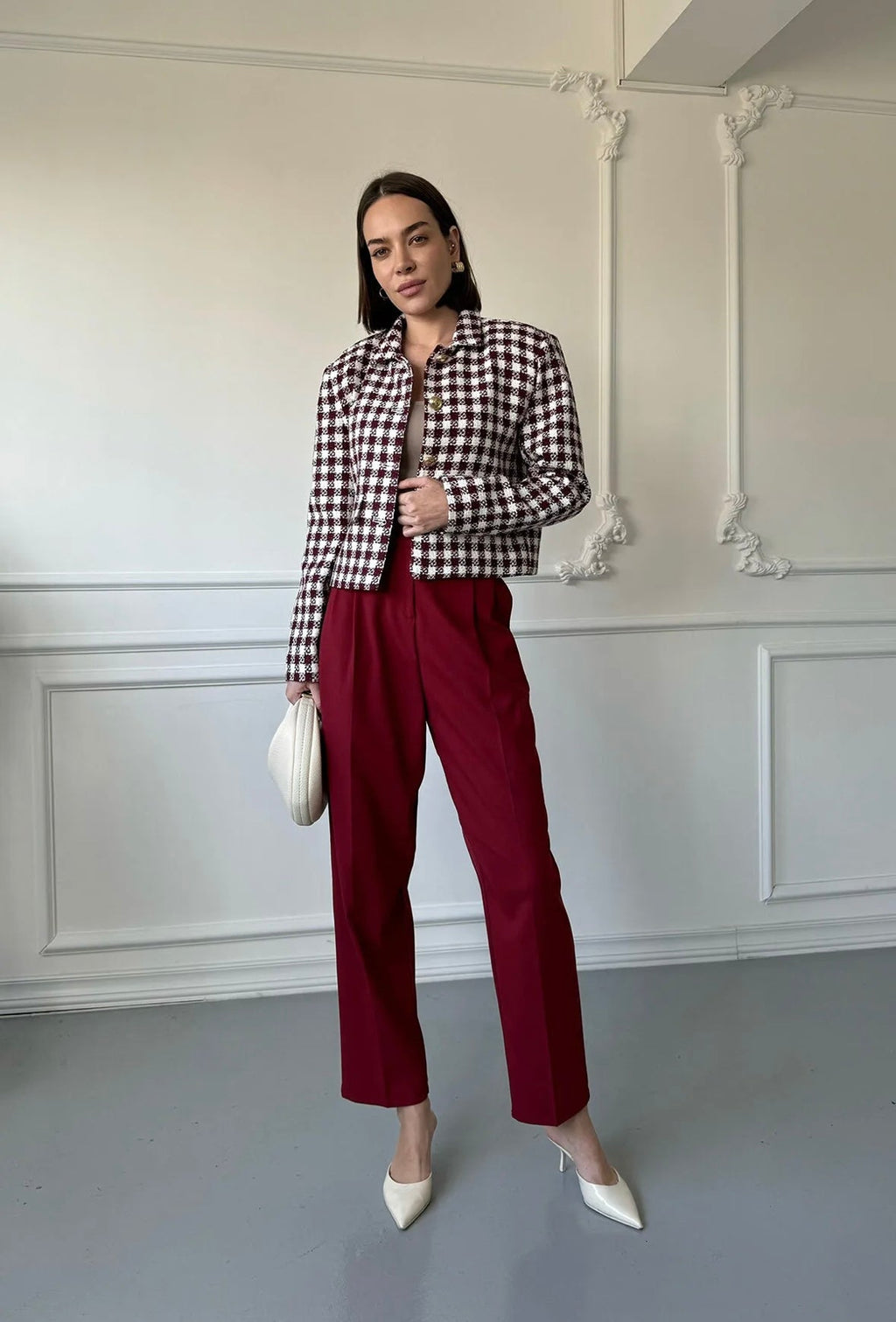 Vielseitige Klasssische Slim-fit-Anzughose