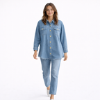 Klassischer Jeansstoff für einen eleganten Alltagsstil Damen
