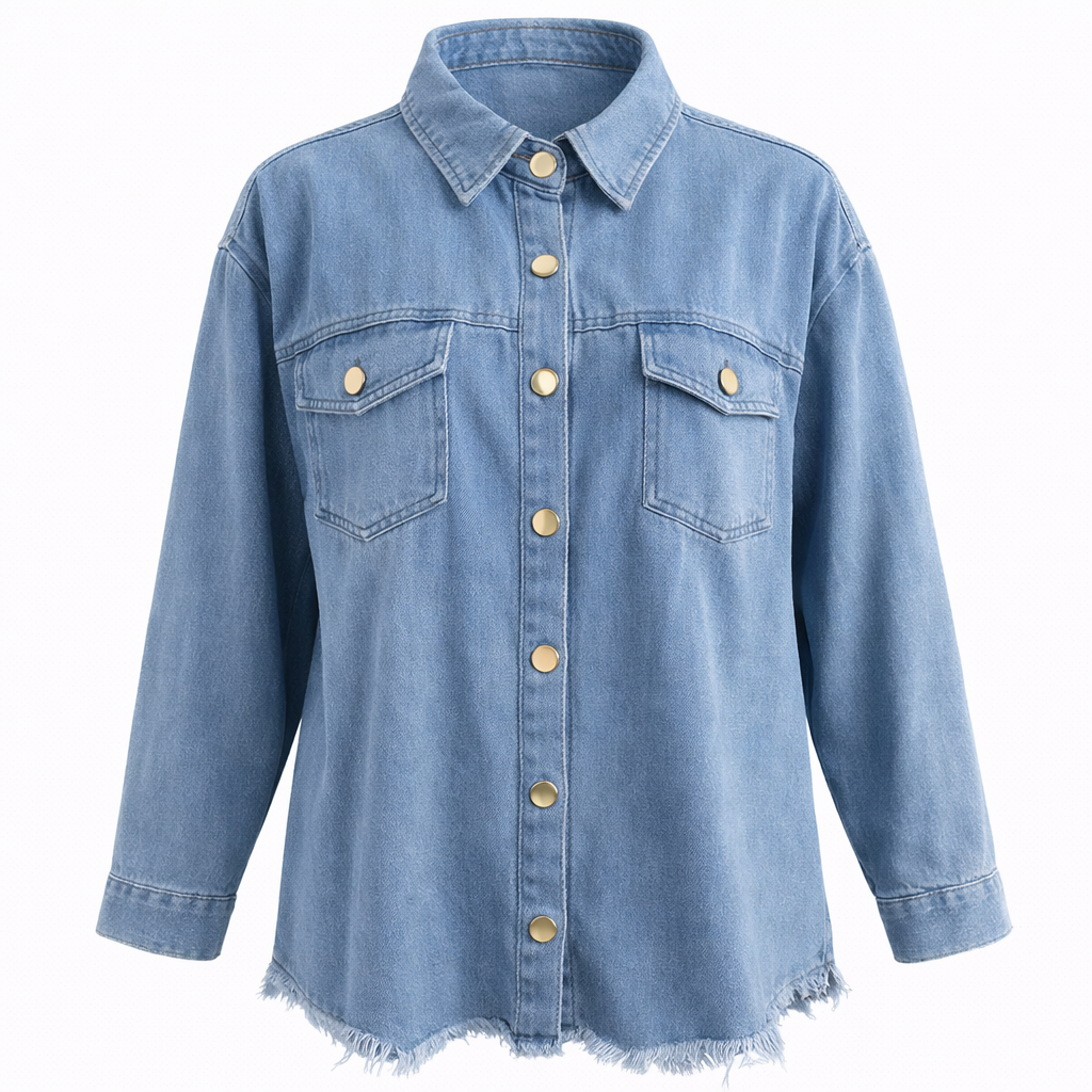 Klassischer Jeansstoff für einen eleganten Alltagsstil Damen