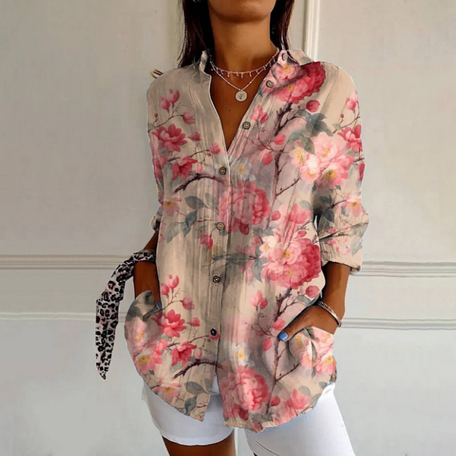 Mayla | Vintage Blumenbluse