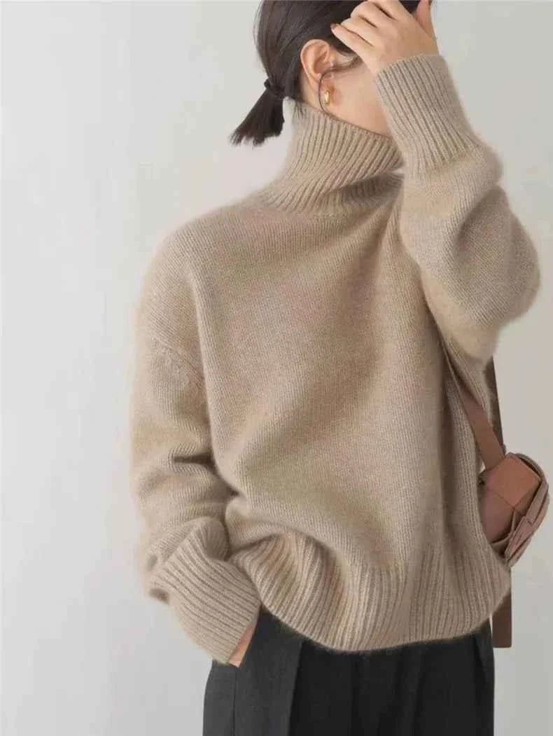 LINEA - Eleganter Rollkragenpullover für einen raffinierten Stil Damen