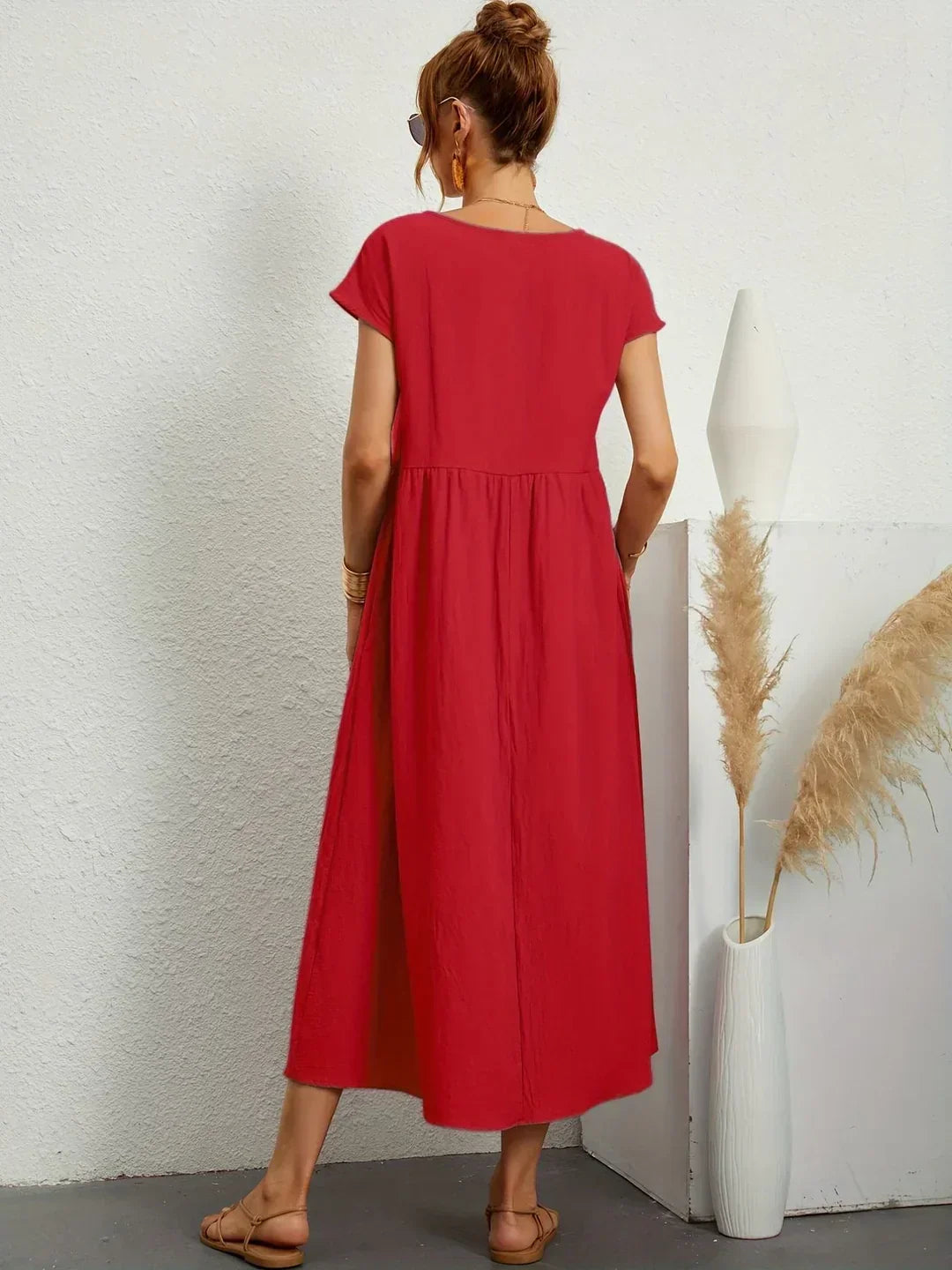 Gabrielle™ — Fließendes Midikleid – zeitlose Eleganz