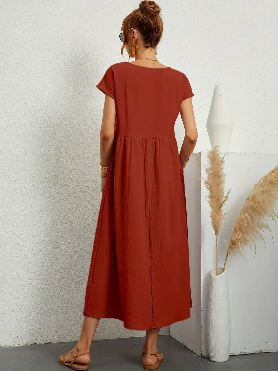 Gabrielle™ — Fließendes Midikleid – zeitlose Eleganz