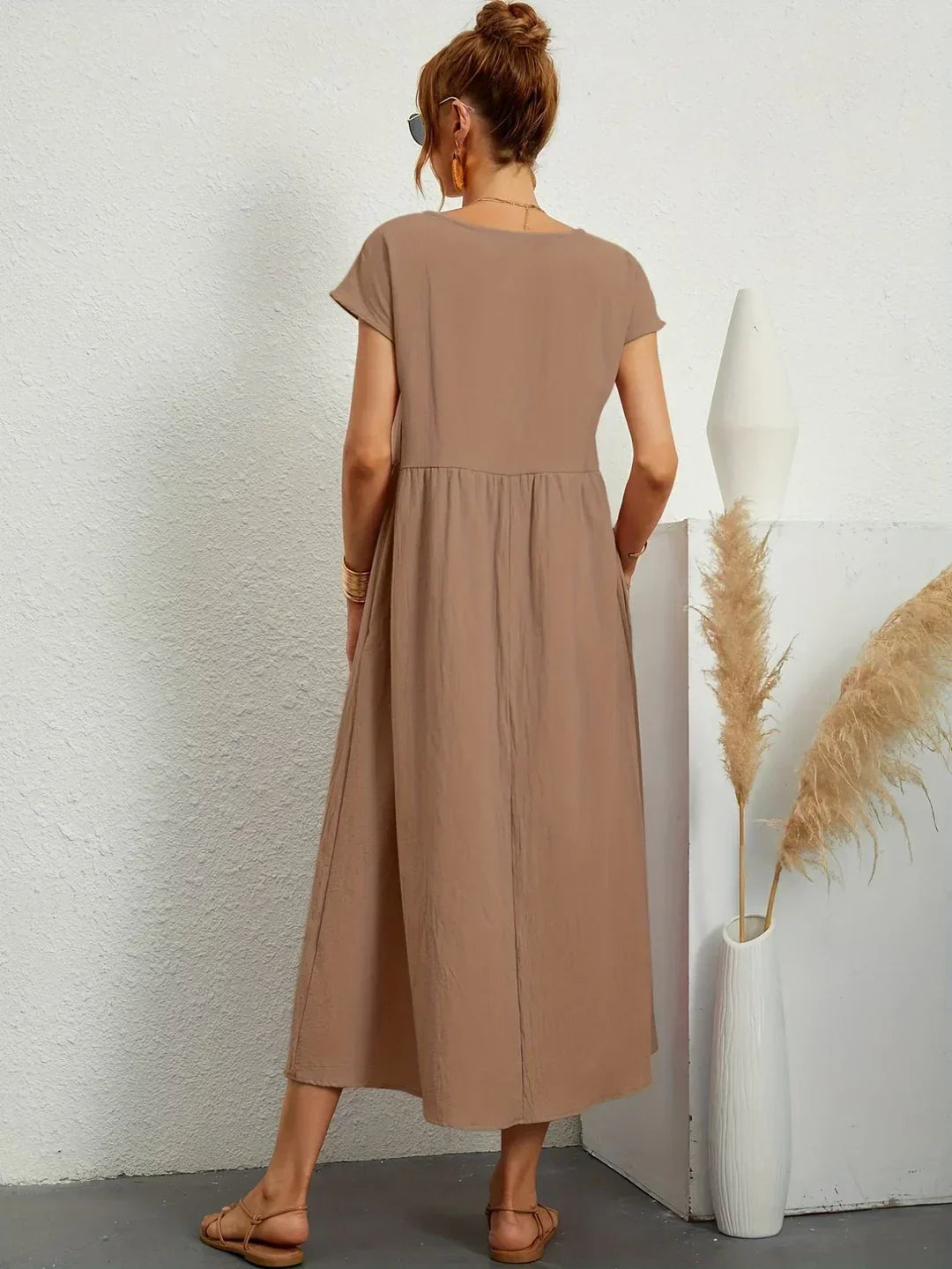 Gabrielle™ — Fließendes Midikleid – zeitlose Eleganz