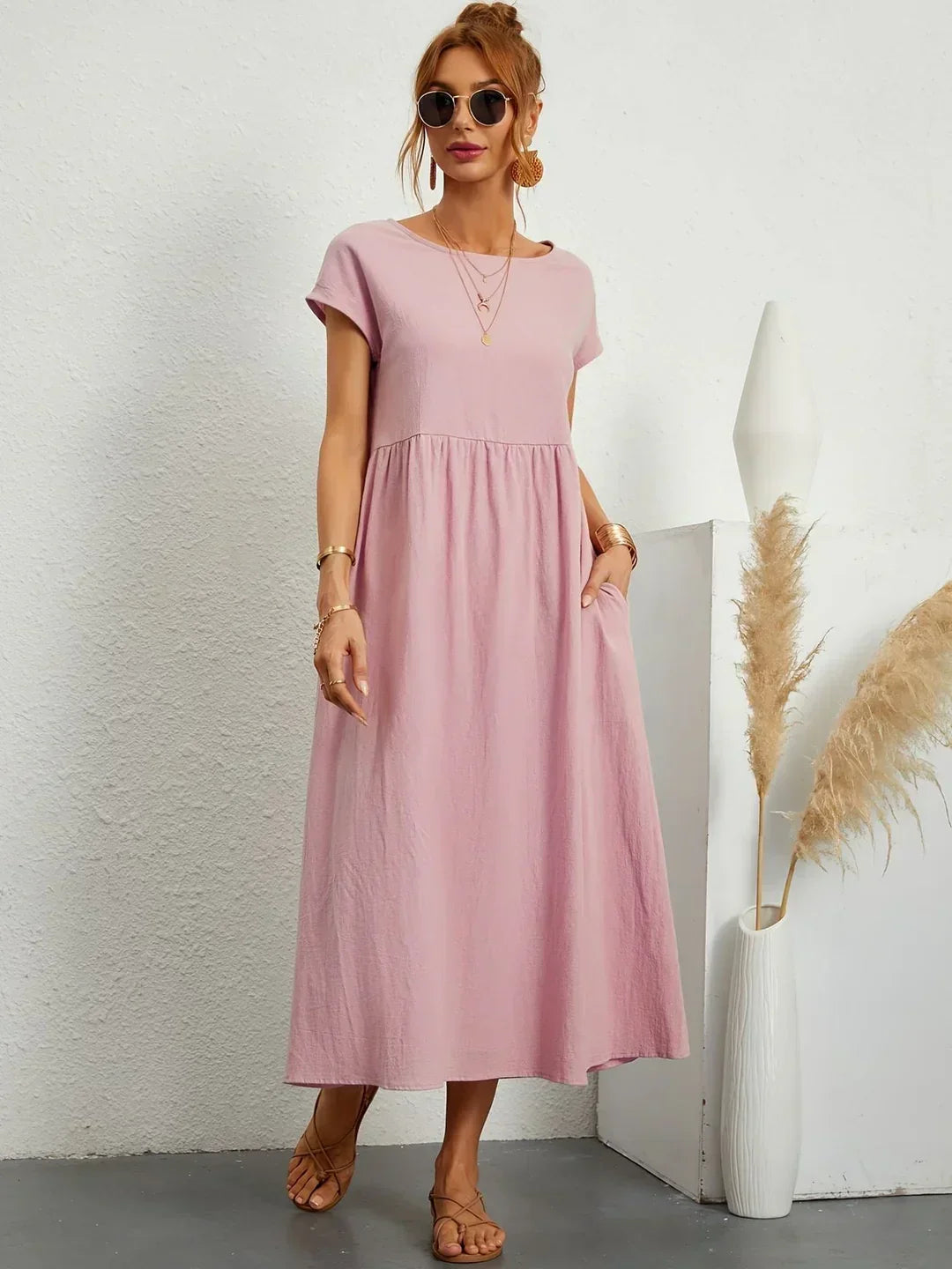 Gabrielle™ — Fließendes Midikleid – zeitlose Eleganz