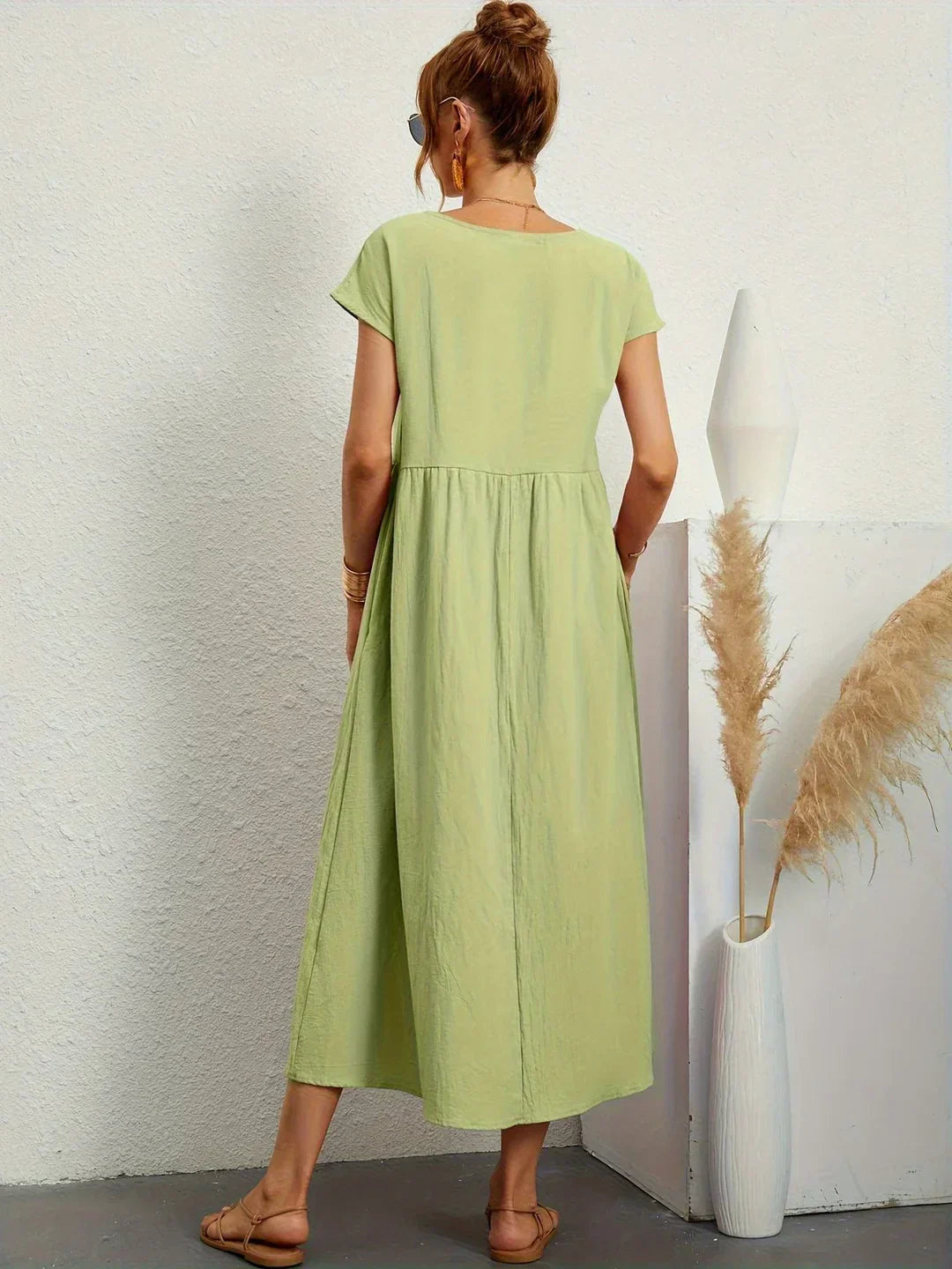 Gabrielle™ — Fließendes Midikleid – zeitlose Eleganz