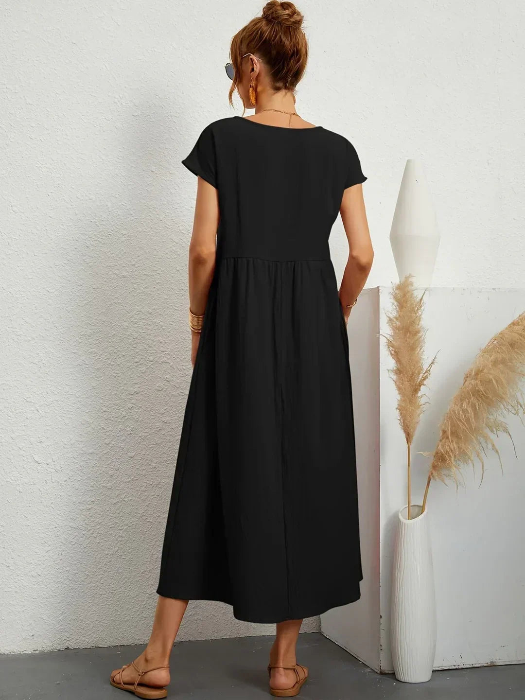 Gabrielle™ — Fließendes Midikleid – zeitlose Eleganz