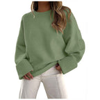 Gemützlicher Oversize-Flausch-Strickpullover - wolkenweicher Komfort, lockere Passform