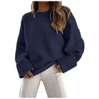 Gemützlicher Oversize-Flausch-Strickpullover - wolkenweicher Komfort, lockere Passform