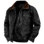 Marlon | Herren warme Winterjacke mit Pelzfutter