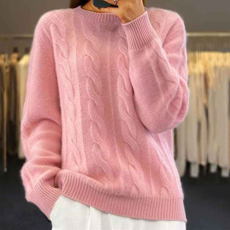Zeitloser, eleganter Winterpullover Damen