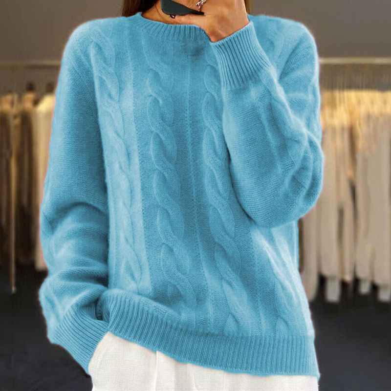 Zeitloser, eleganter Winterpullover Damen