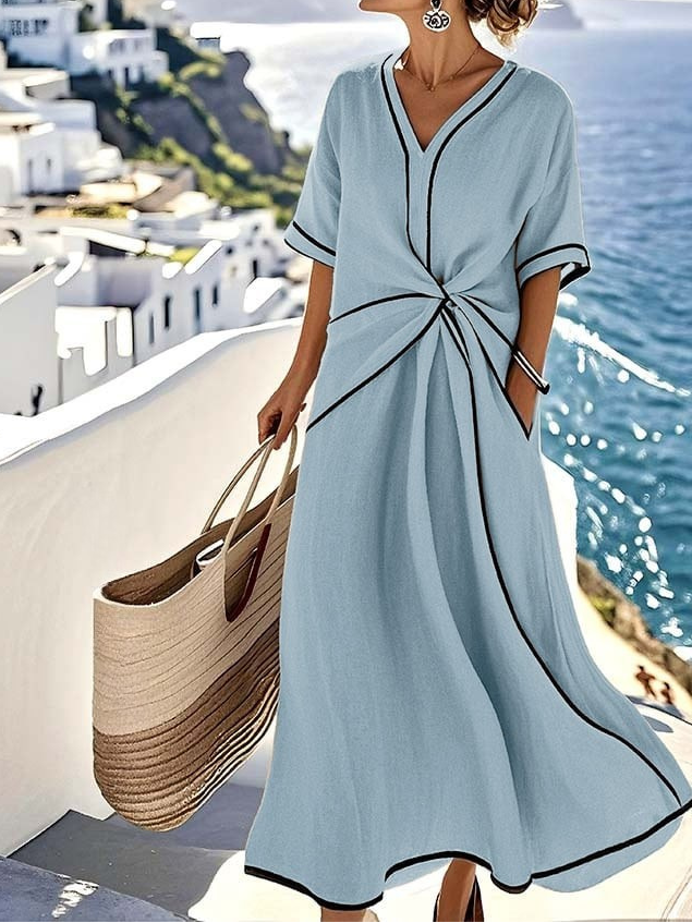 Lockere, elegante Kleid