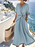 Lockere, elegante Kleid
