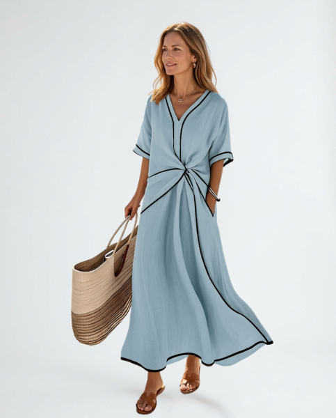 Lockere, elegante Kleid