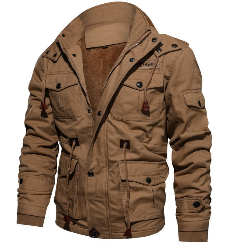 Andrin | Herren Winterjacke mit wärmendem Futter und Kapuze