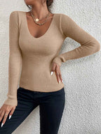 Eleganter Damen-Langarm-Pullover für stilvolle Looks