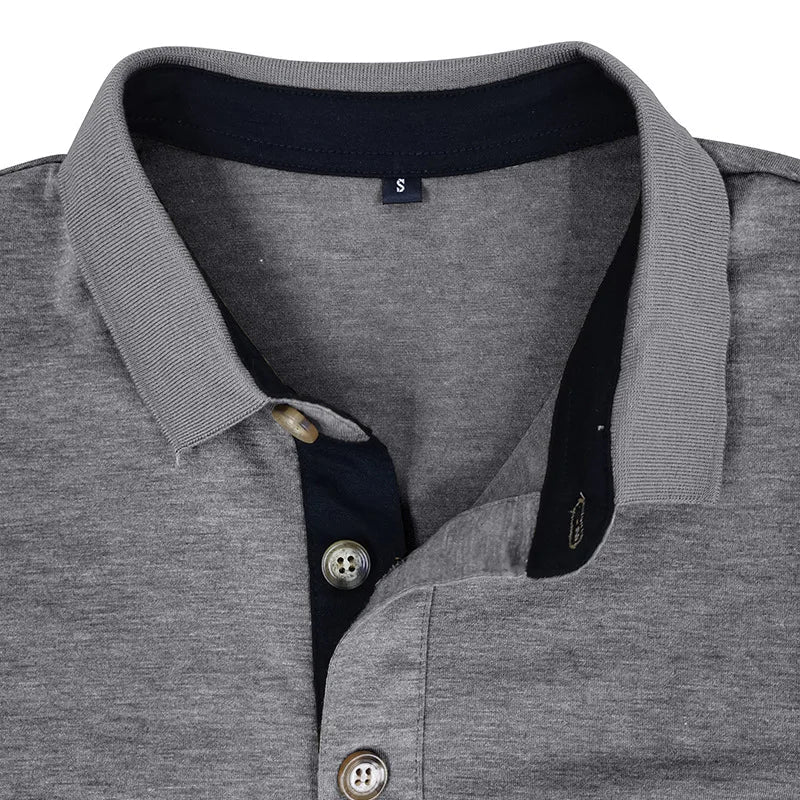 Herren Langarmshirt in Unifarbe