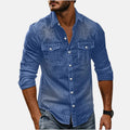 Vielseitiges und Trendiges Herren-Denimhemd