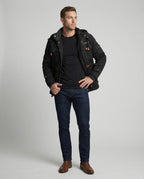 Andrin | Herren Winterjacke mit wärmendem Futter und Kapuze