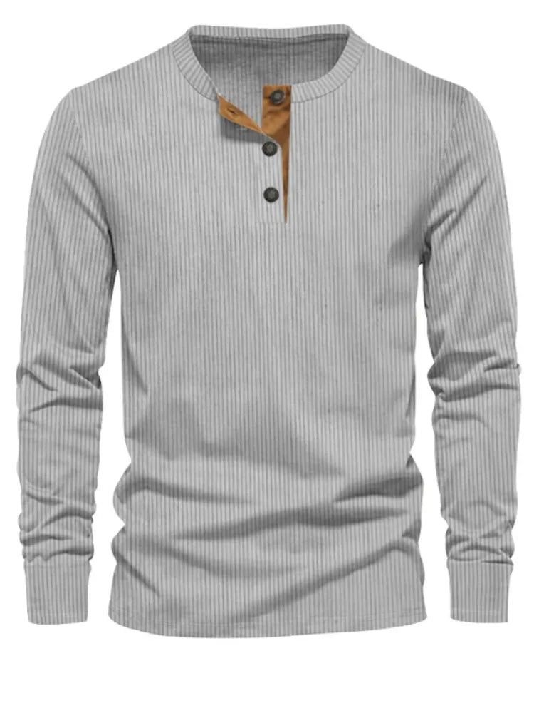Klassisches Herren-Langarmshirt