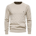 Theodor | Herrenpullover mit Rautenmuster