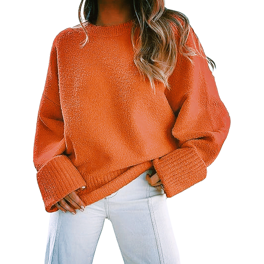 Gemützlicher Oversize-Flausch-Strickpullover - wolkenweicher Komfort, lockere Passform