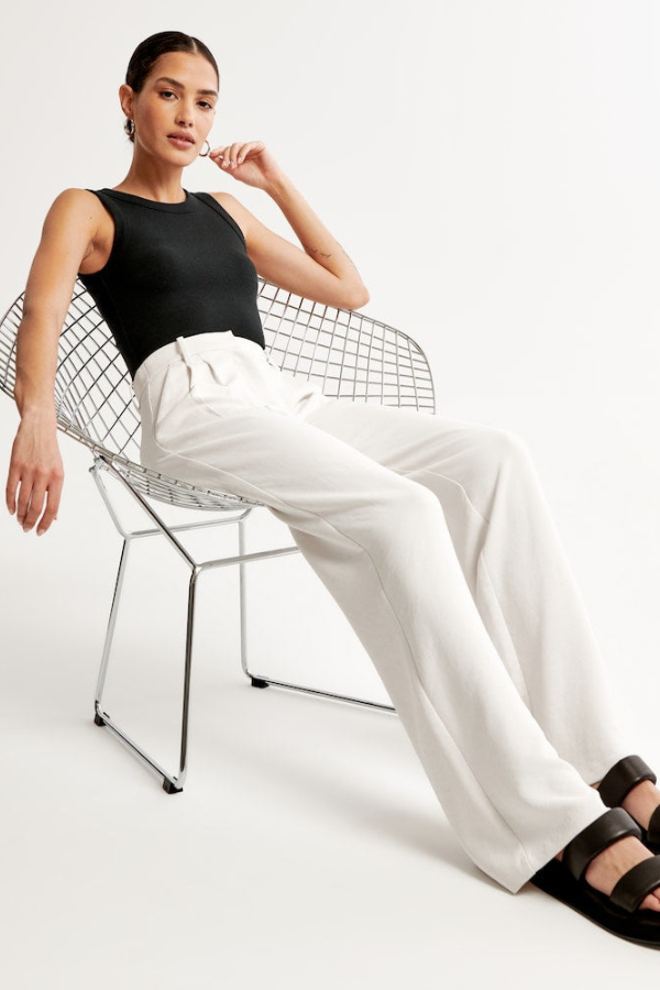 Wide-Leg Schneiderhose