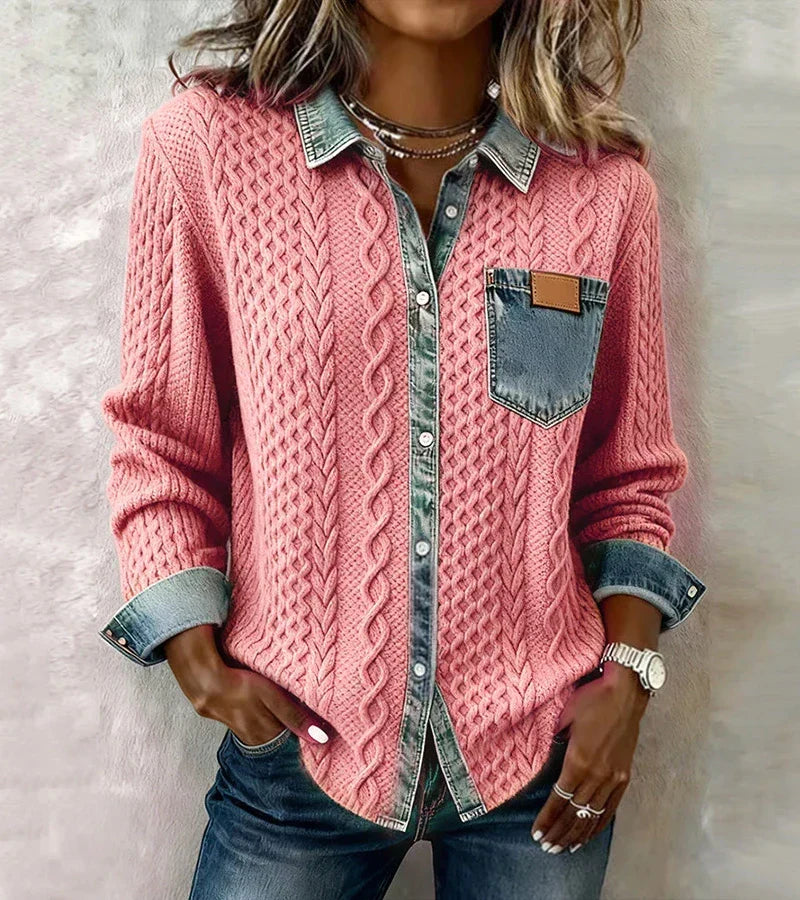 Sandra - Der Perfekte Stricktop Wärme, Stil und Komfort Ohne Kompromisse